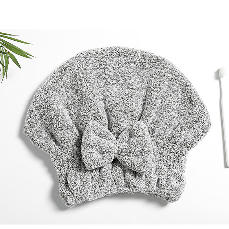 1 Pack Bamboo Charcoal Fiber Hair Drying Towels