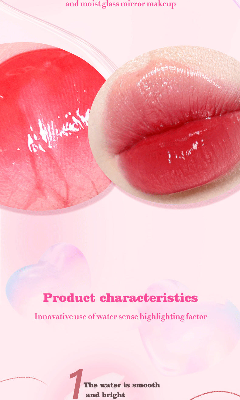 Fat Lip Lacquer 6 PCs Set Box Mirror Moisturizing Full Lips